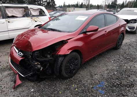 2016 Hyundai Elantra Se z USA, uszkodzony, nr VIN 5NPDH4AE4GH775958